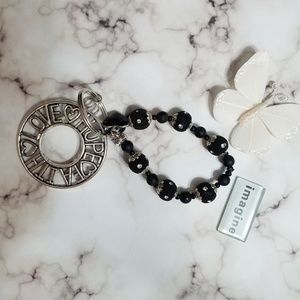 Wristlet,  keychain, Faith, Hope, Love!